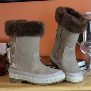 Pajar Barb Waterproof Plush Faux Fur Suede Boots